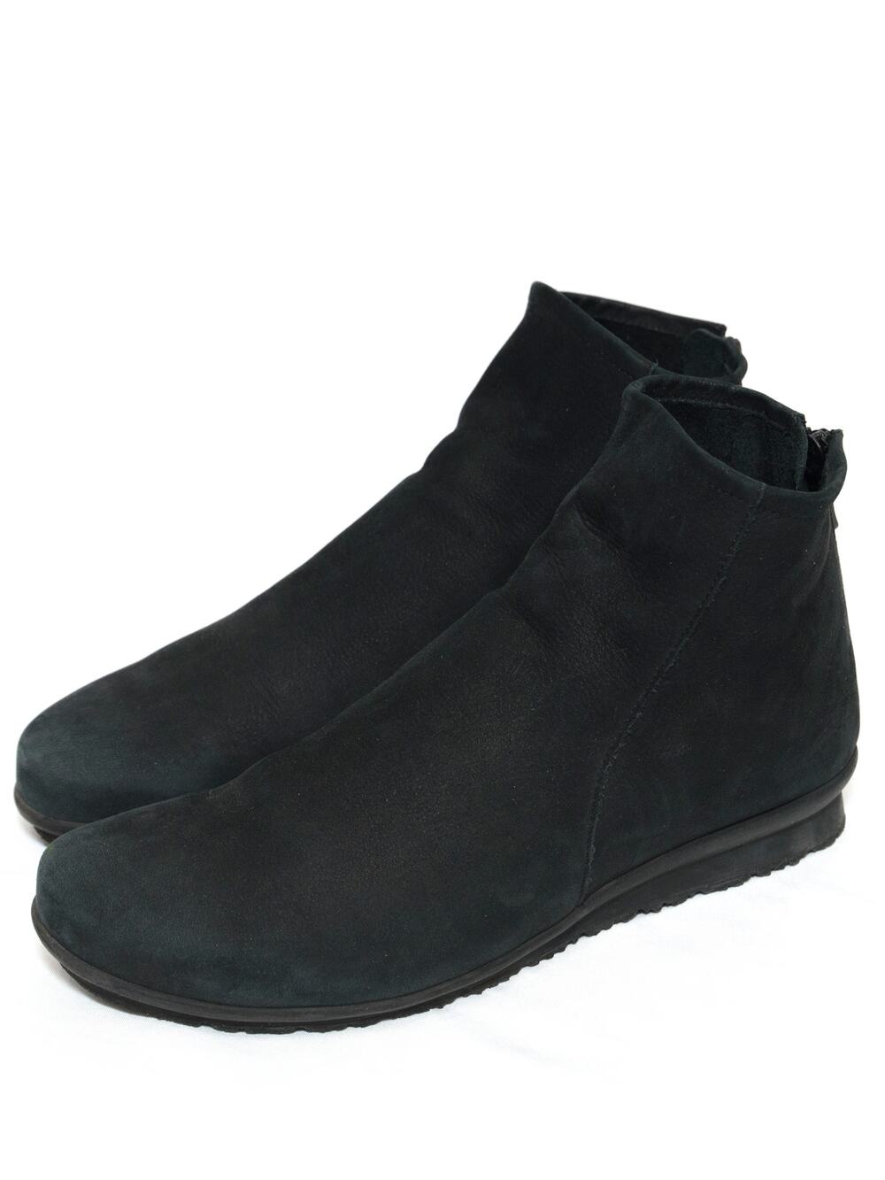 Arche Baryky Black Nubuck Leather Ankle Boots Size 38 US 8